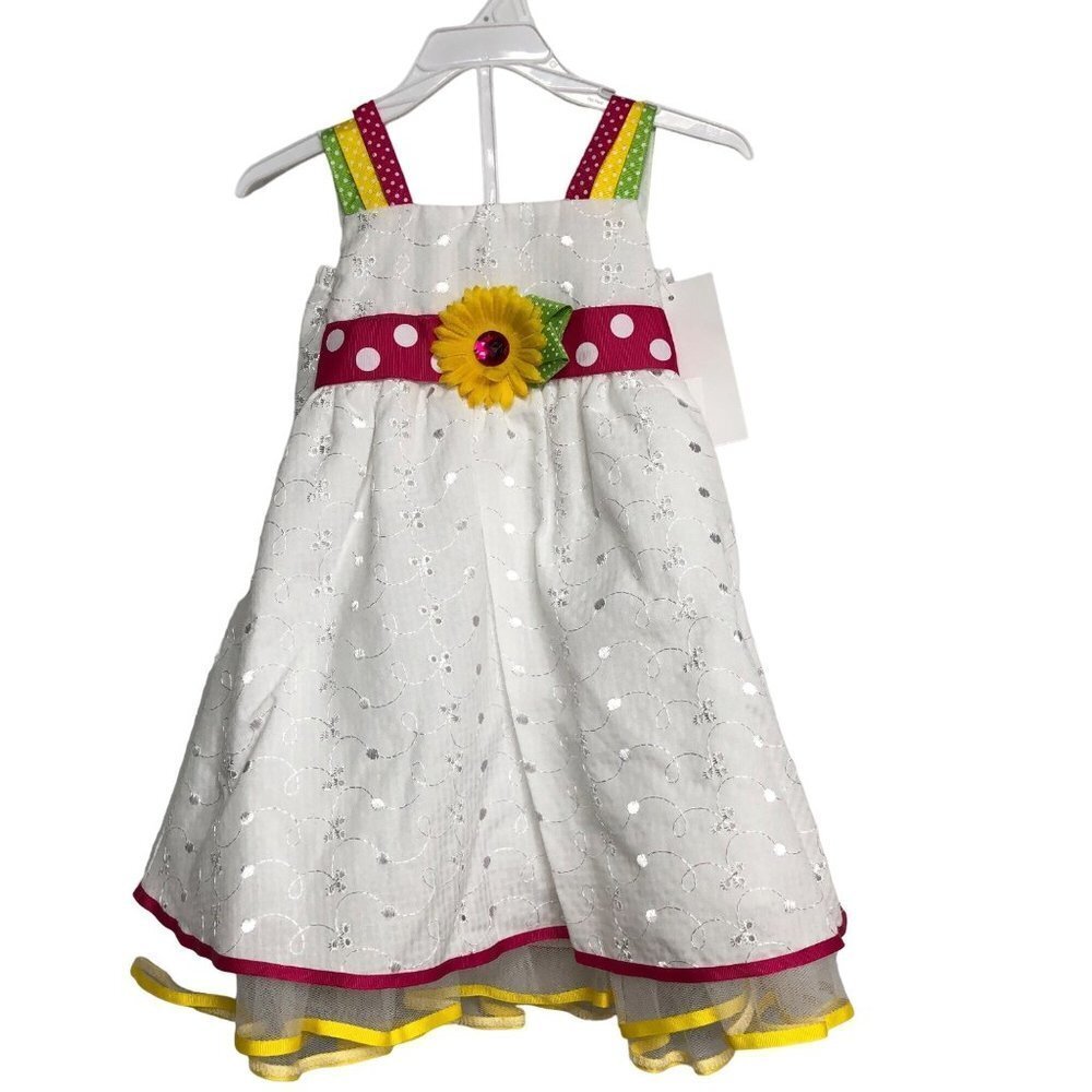 RARE EDITIONS 2 PCS SET OUTFIT DRESS &‎ BOTTOM  24 MOS NEW WITH TAG
